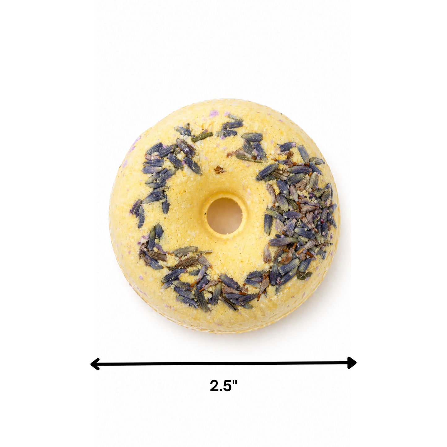 Lemon Lavender Bath Bomb | Citrus Floral Bath Fizzers
