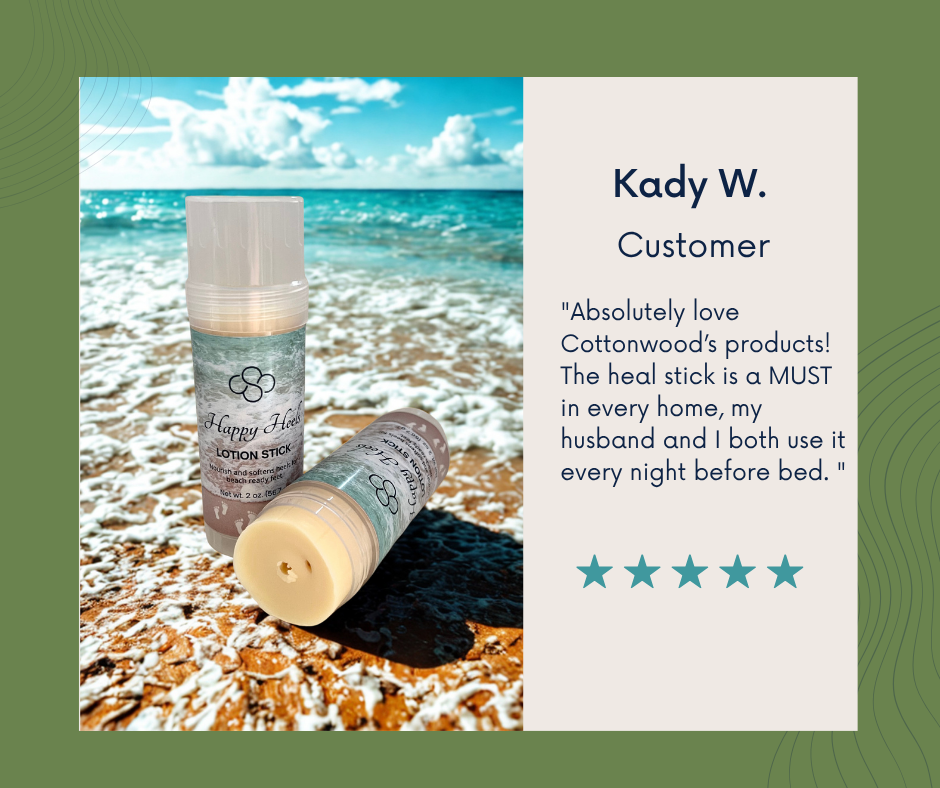 Happy Heels Lotion Stick | Moisturizing Stick for Dry Cracked Feet