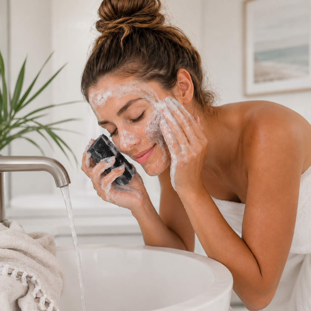 Midnight- Unscented Charcoal Soap