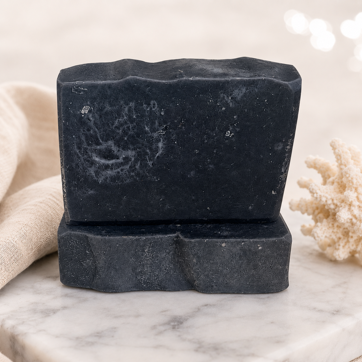 Midnight- Unscented Charcoal Soap