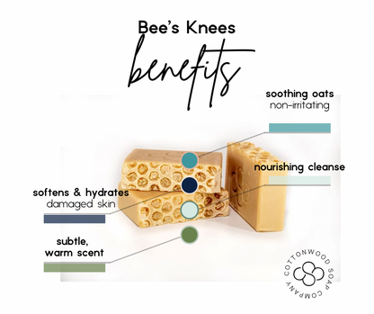 Bee's Knees Artisan Soap | Oatmeal, Milk & Honey Scented Handmade Soap