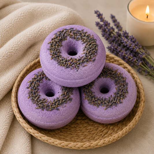 Lavender Scented Bath Bombs | Relaxing Bath Fizzies
