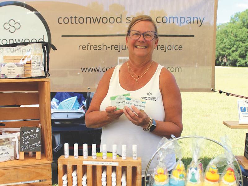 Cottonwood Soap Company display photographed for LOCAL Life magazine.