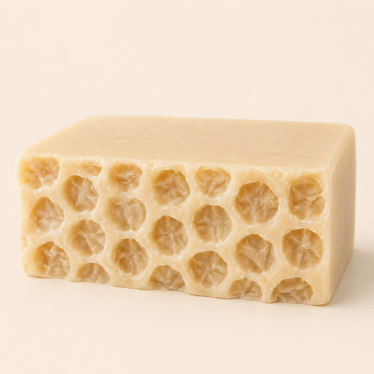 Bee’s Knees- oatmeal, milk and honey scented handmade soap by Cottonwood Soap Company.