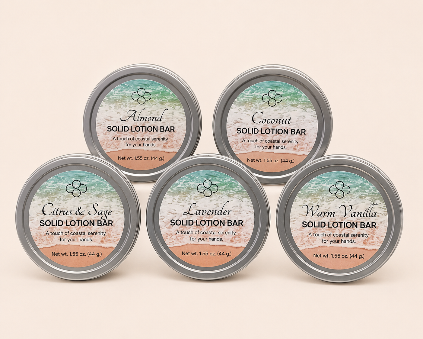 Solid Lotion Bars handcrafted by Cottonwood Soap Company, Hilton Head Island, SC