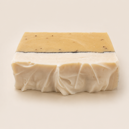 Island Zest, lemon and poppyseed bar soap, handmade by Cottonwood Soap Company, Hilton Head Island, SC.