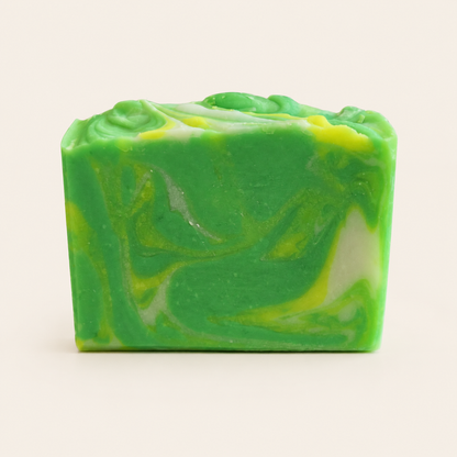 Lime in the Coconut, coconut lime verbena scented bar soap, handmade on Hilton Head Island, SC
