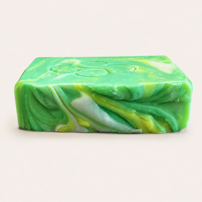 Lime in the Coconut, coconut lime verbena scented bar soap, handmade on Hilton Head Island, SC