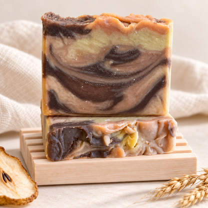 Lowcountry Harvest, fall scented soap, handmade by Cottonwood Soap Company, Hilton Head Island, SC