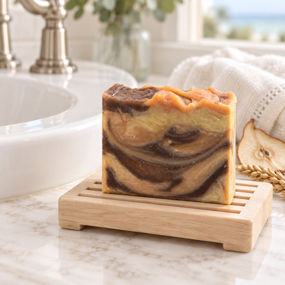 Lowcountry Harvest, fall scented soap, handmade by Cottonwood Soap Company, Hilton Head Island, SC