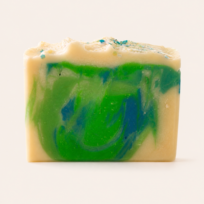 Sea Glass Handmade Soap | Fresh Cotton Coastal Artisan Bar Soap
