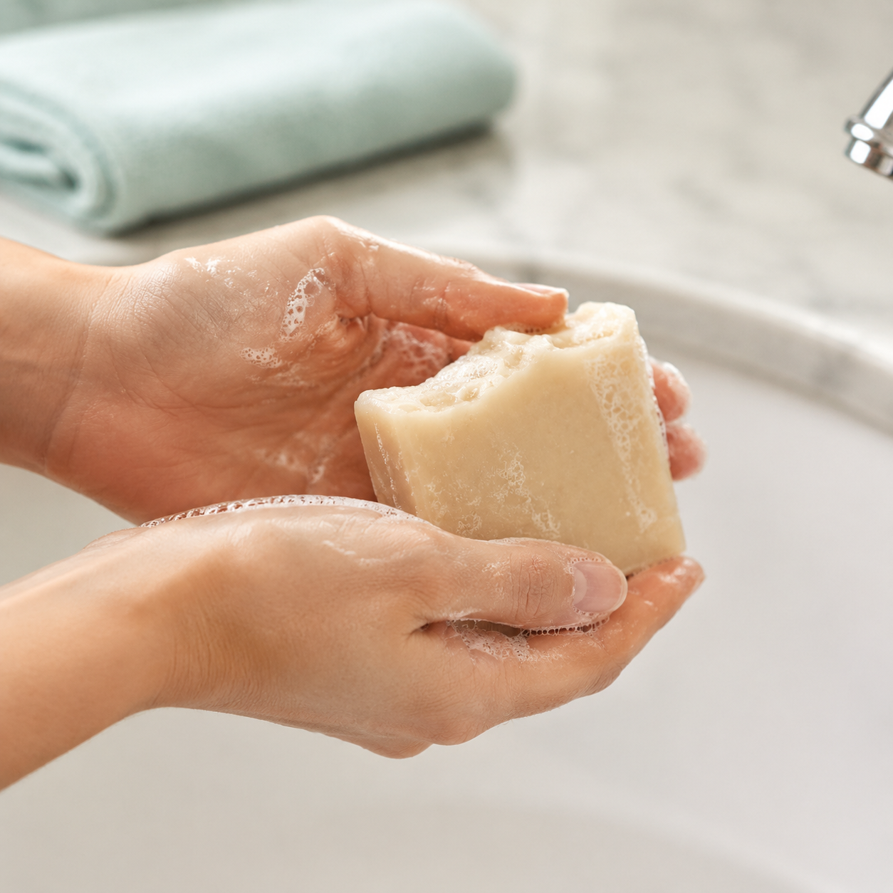 Sea Oats unscented bar soap, handcrafted by Cottonwood Soap Company on Hilton Head Island, SC