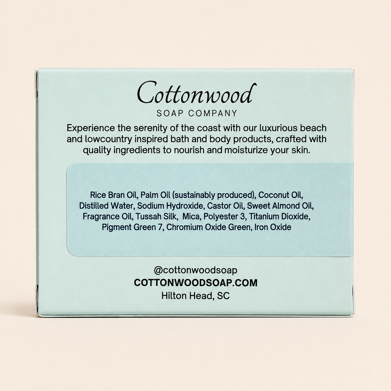 Sea Turtle artisan soap | cucumber, basil, and mint scent | handmade on Hilton Head Island, SC