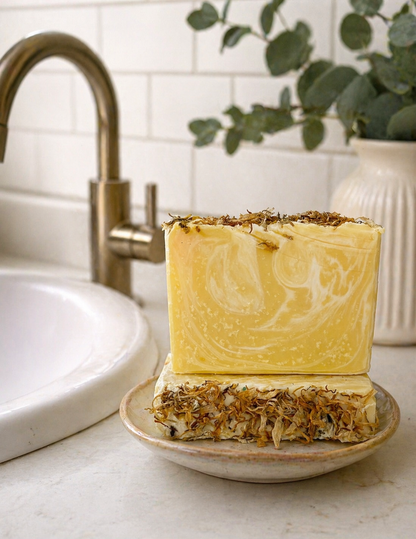 Sweet Daufuski, honeysuckle scented soap, Handmade by Cottonwood Soap Company, Hilton Head Island, SC