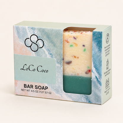 LoCo Coco Artisan Soap | Creamy Coconut Scented Handmade Soap