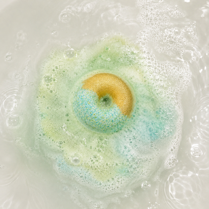 Cucumber, Basil & Mint Scented Bath Bomb | Spa Inspired Bath Fizzies