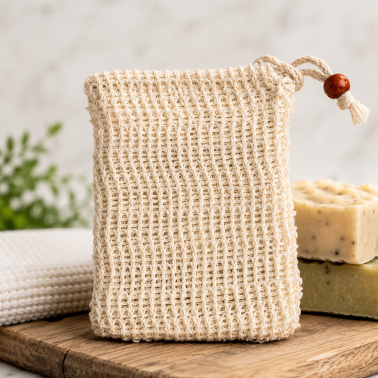 Drawstring Soap Saver Bag | Natural Exfoliating Soap Pouch
