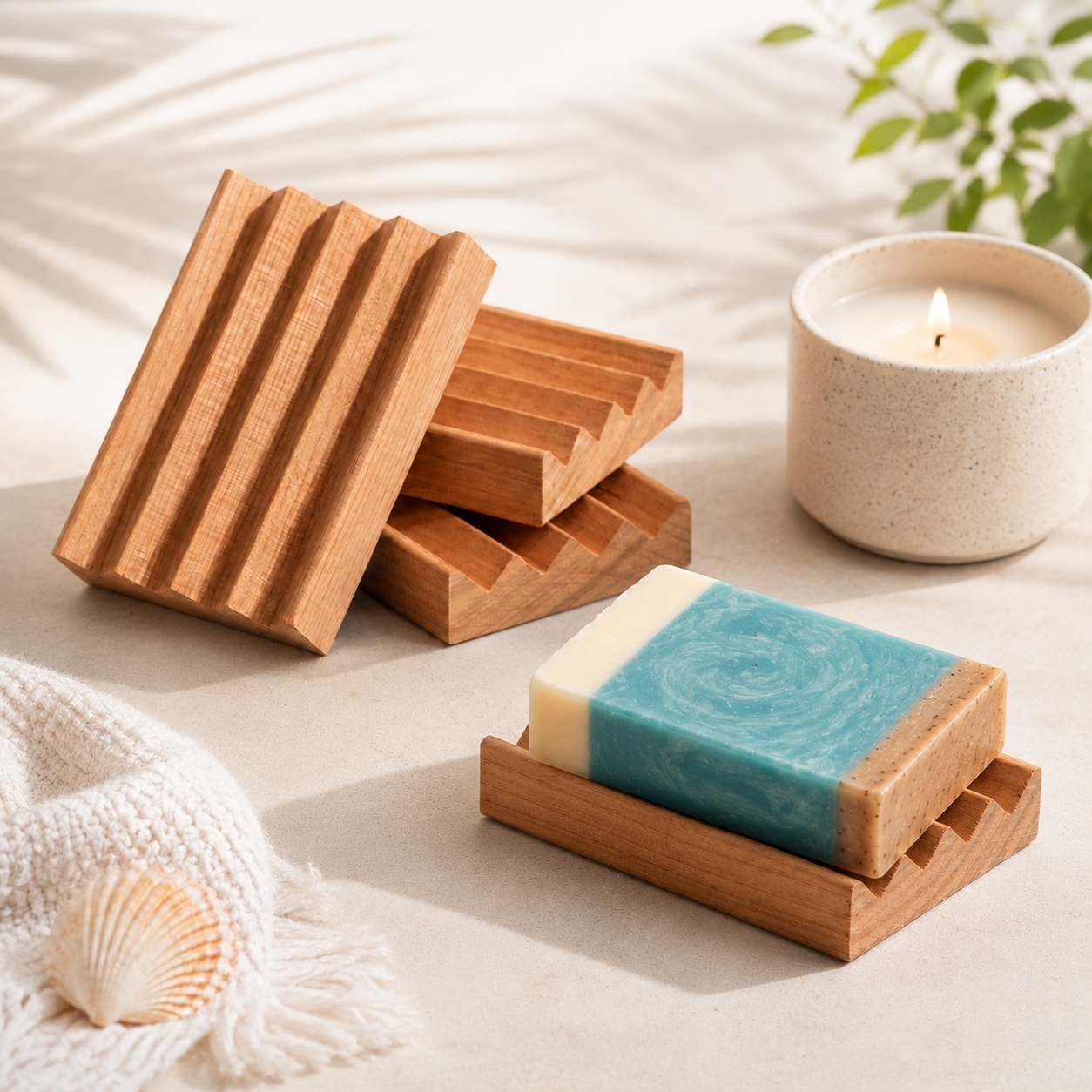 Handmade Wooden Soap Dish | Natural Soap Holder