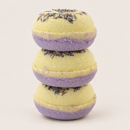 Lemon Lavender Bath Bomb | Citrus Floral Bath Fizzers