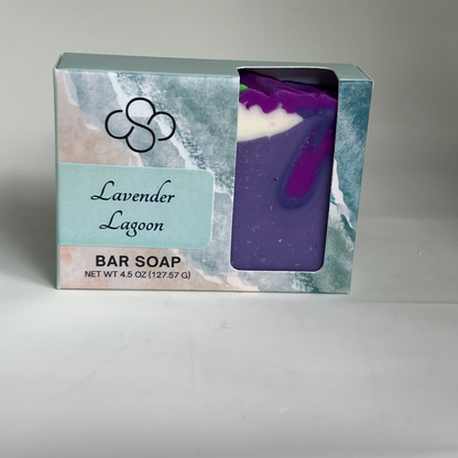 Lavender Lagoon Artisan Soap | Relaxing Lavender Scented Handmade Soap