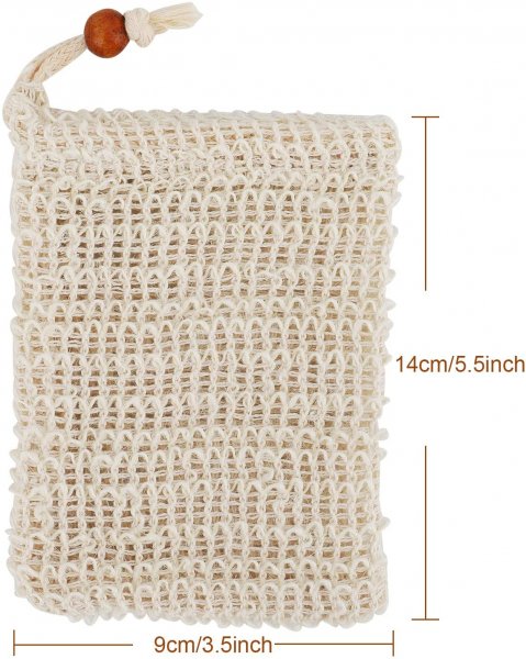 Drawstring Soap Saver Bag | Natural Exfoliating Soap Pouch