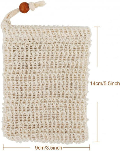 Drawstring Soap Saver Bag | Natural Exfoliating Soap Pouch